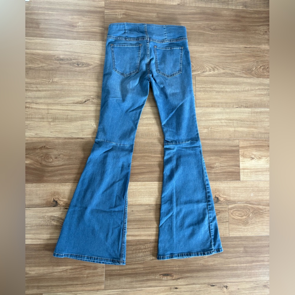 We The Free Penny pull- on flare jeans by Free People